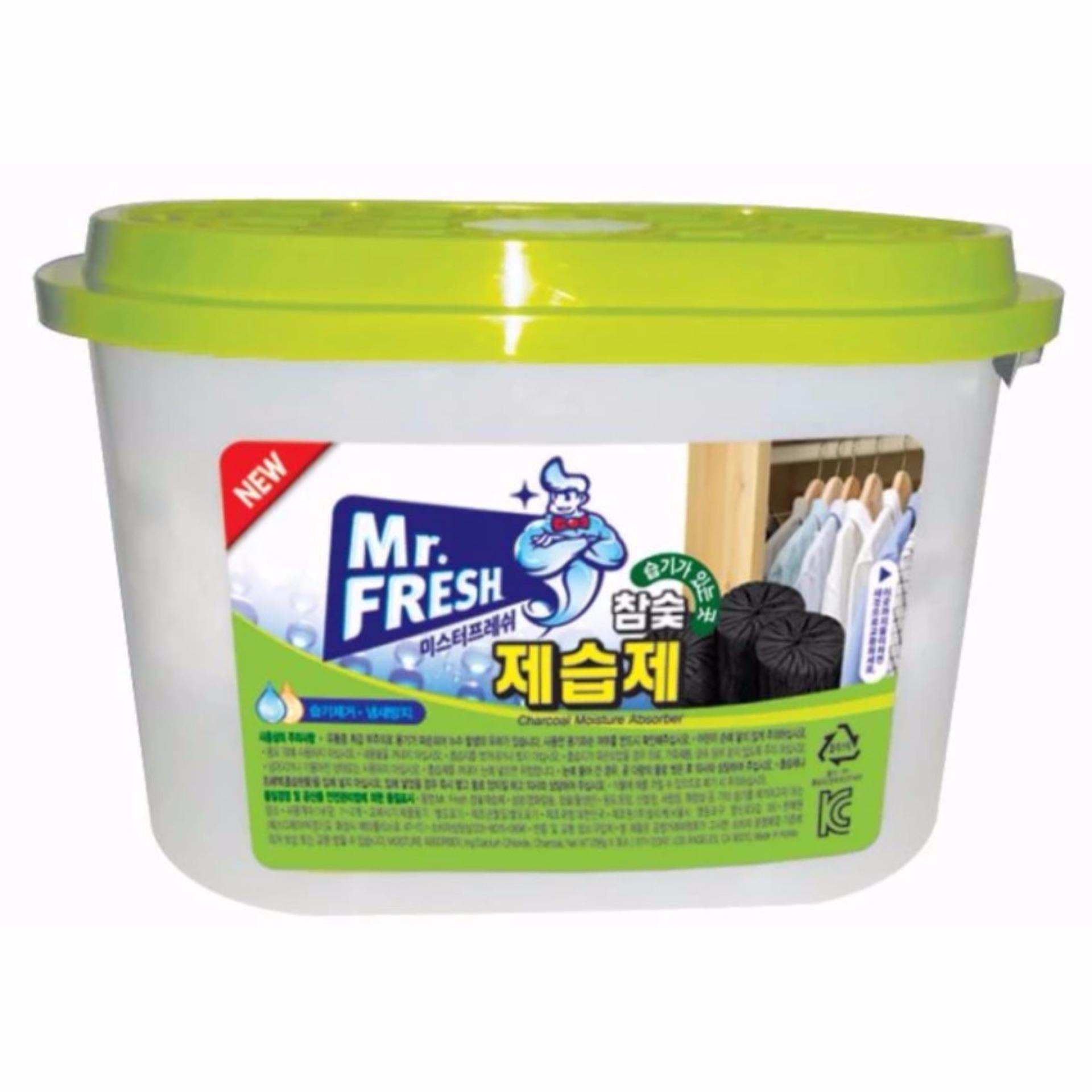 Bộ 4 bình hút ẩm than hoạt tính Mr.Fresh Korea 256Gr SM619