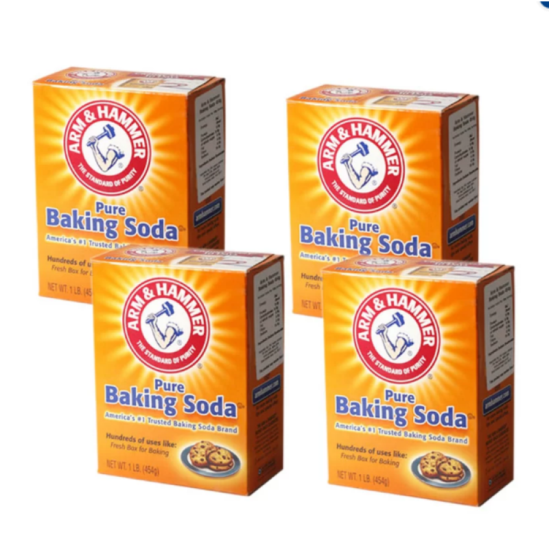 Bảng giá Bộ 4 hộp bột Baking Soda đa công dụng 454g