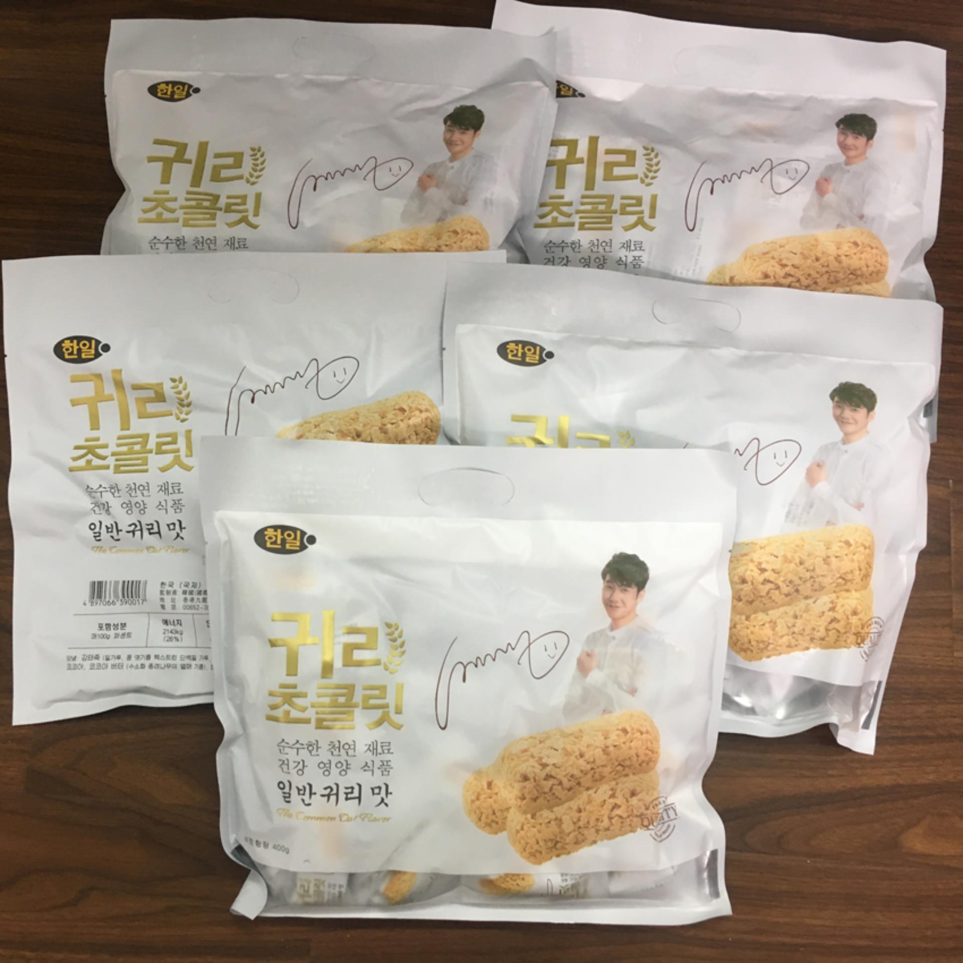 Bộ 5 Gói Bánh yến mạch Hàn Quốc Organic 400g/gói