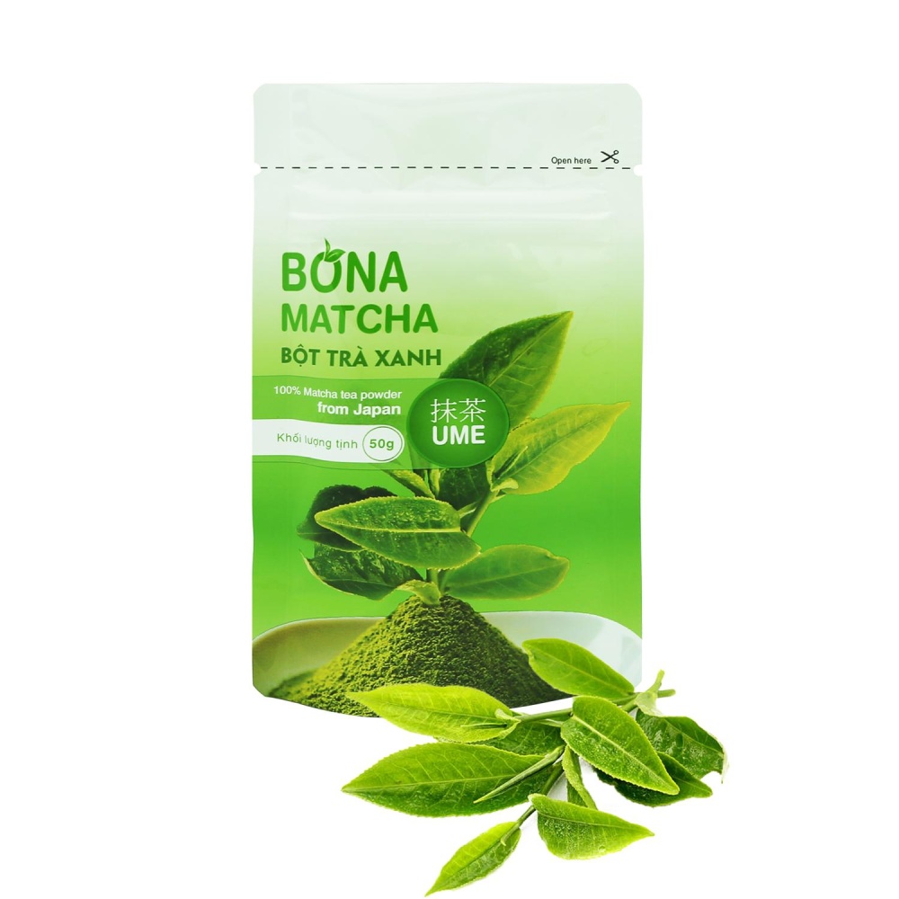 Bột trà xanh Bona Matcha - Ume