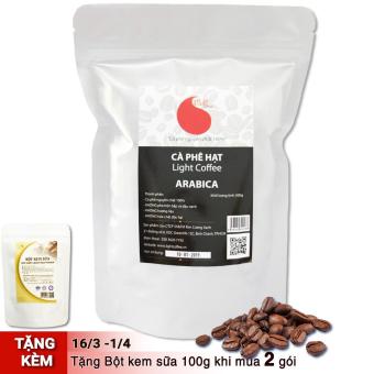 Cà Phê hạt Arabica nguyên chất 100% - Light Coffee - 500gr  
