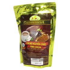 Cacao nguyên chất Golden Cocoa túi zipper 500g dành cho nhà hàng