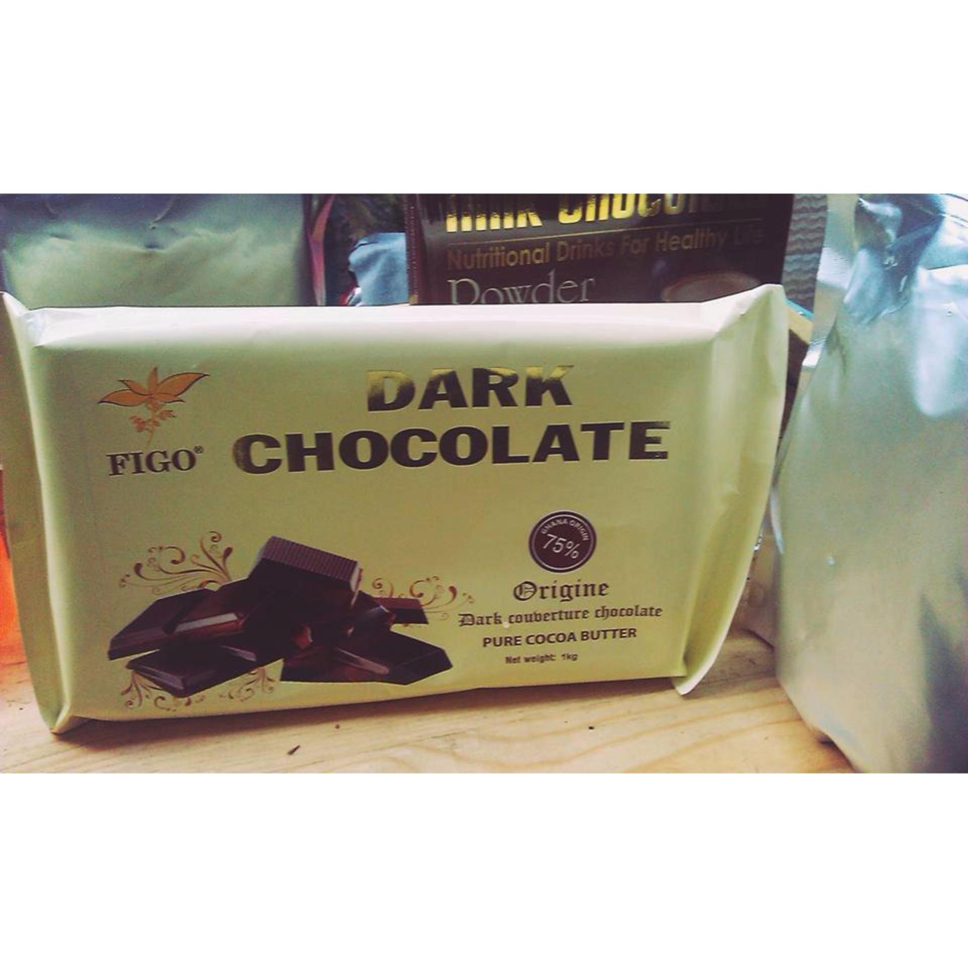 Chocolate làm bánh 75% cacao Figo 500gram
