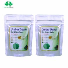 Chỗ bán Bộ 2 gói bột lá chùm ngây sấy lạnh Quảng Thanh 100g