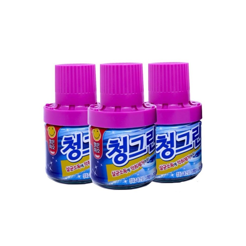Combo 3 lọ cốc thả bồn cầu Hàn Quốc hương Lavender