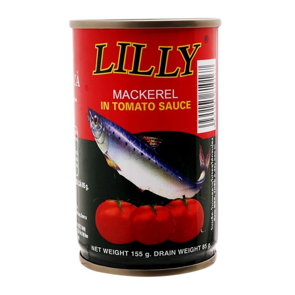 Combo 3 Lon Cá nục sốt cà Lilly 155g