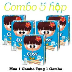 Giá bán Combo 5 Hộp Bánh Quế Cosy Kinh Đô Vị Sữa (54g)