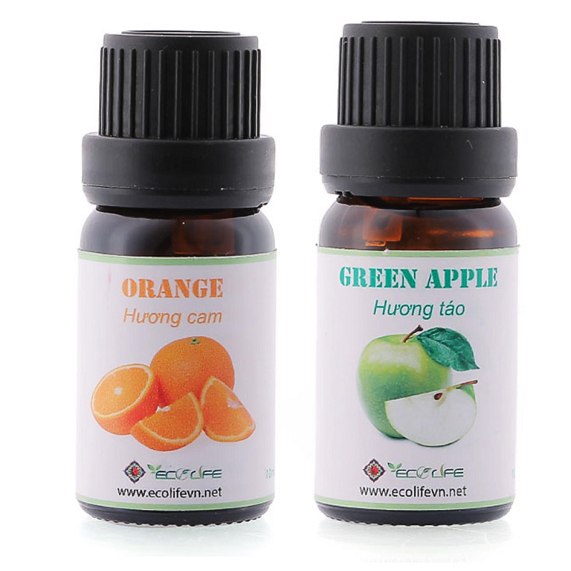 Combo mùi táo và mùi cam (orange) Ecolife