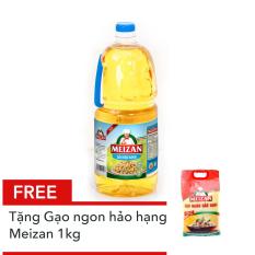 Dầu thực vật cao cấp Meizan 2L tặng Gạo ngon hảo hạng Meizan 1kg
