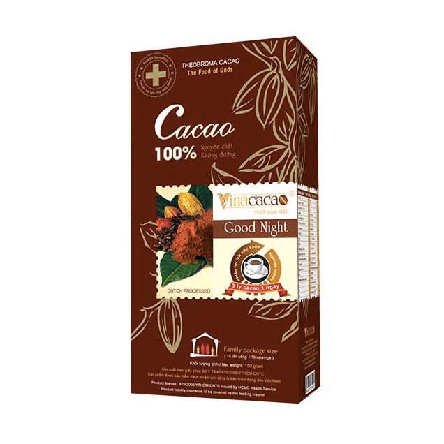 Hộp bột Cacao nguyên chất 