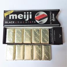Hộp 10 Viên Socola Đen Nhật Bản Meiji Black Chocolate