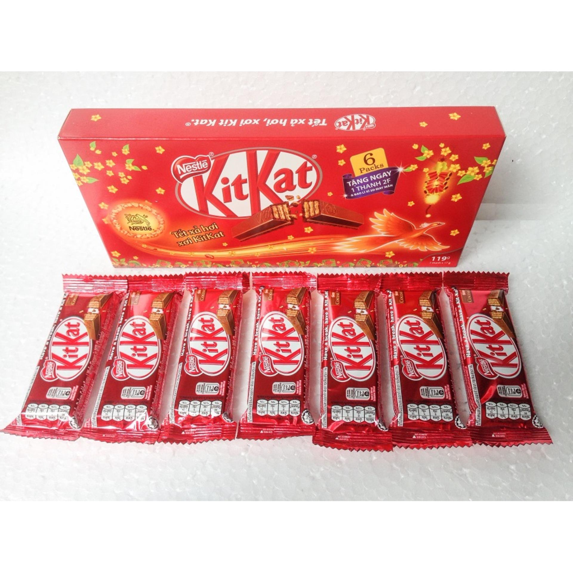 Hộp Socola Nestlé Kitkat 2018 119g
