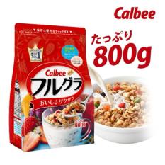 Date Mới Nhất T10.2018 Ngũ cốc Calbee Nhật Bản 800g