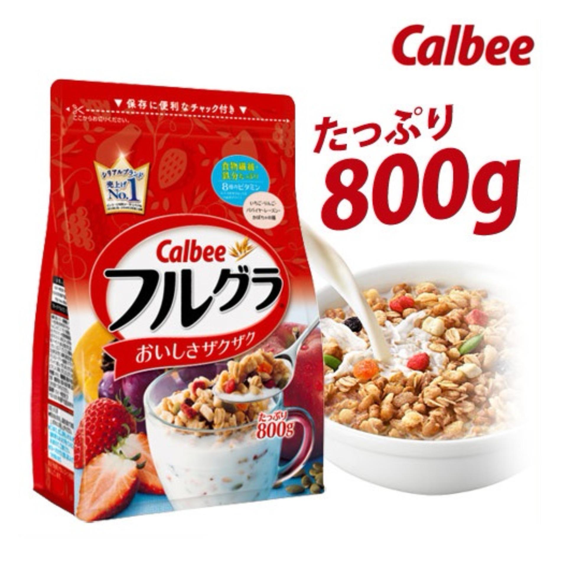 Ngũ cốc Calbee Nhật Bản 800g date mới nhất 31.08.2018