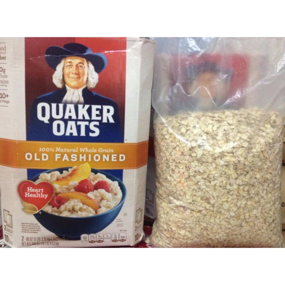 Nửa thùng yến mạch Quaker Oats ăn liền (dạng cán vỡ) 4,52kg