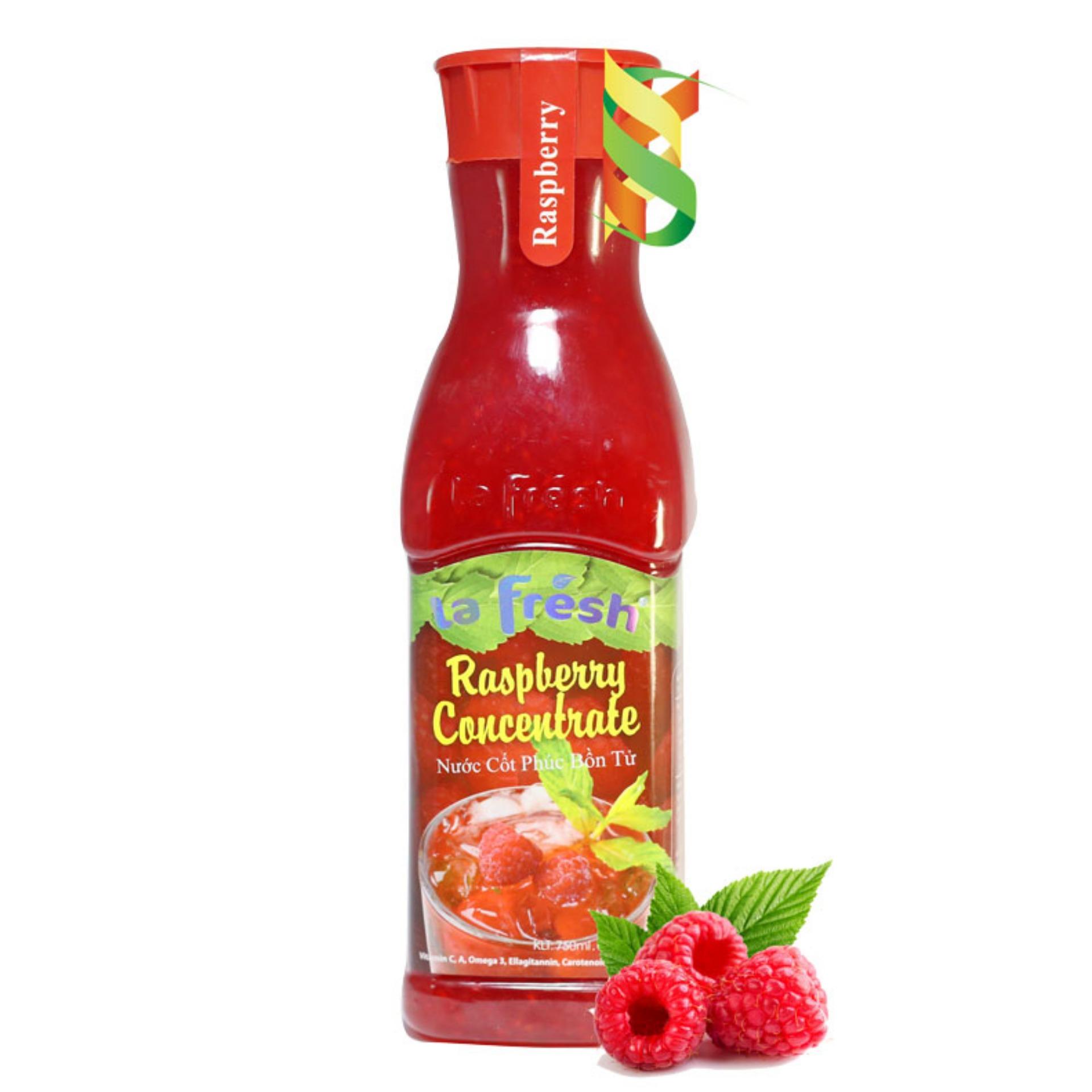 Nước cốt Phúc bồn tử La fresh 750ml - Raspberry Fruit Juice