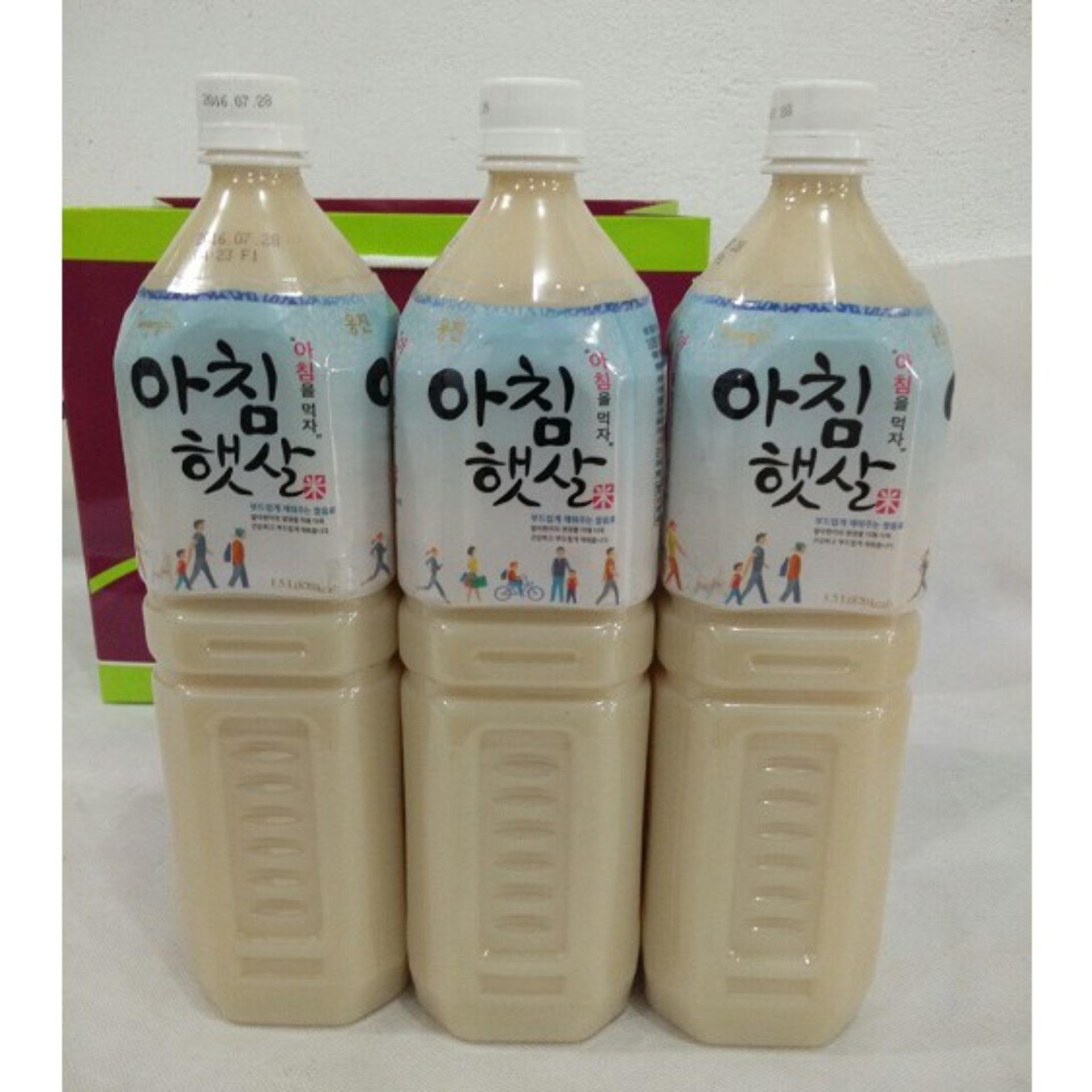 COMBO 2 chai Nước Gạo Woongjin Hàn Quốc 1,5L