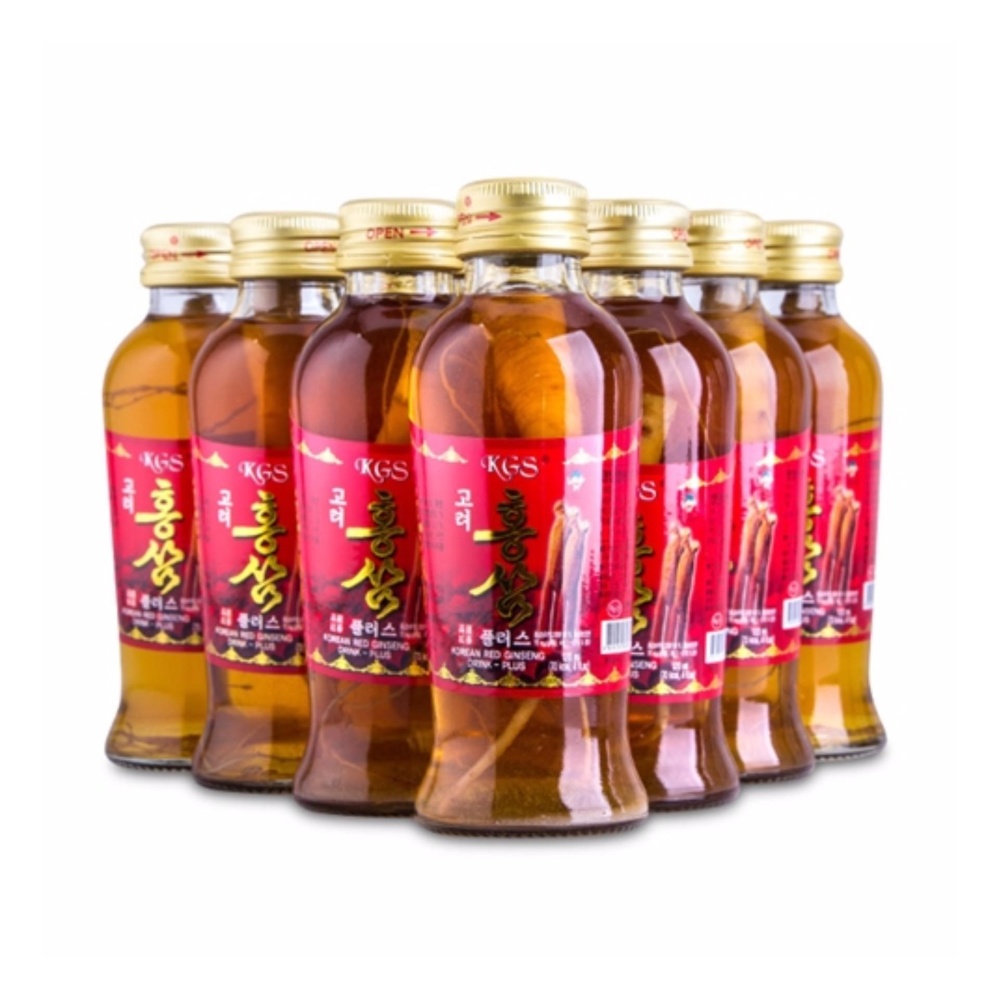 Nước hồng sâm có củ KGS Hàn Quốc 8 chai 120ml-PP Sâm Yến Thái An