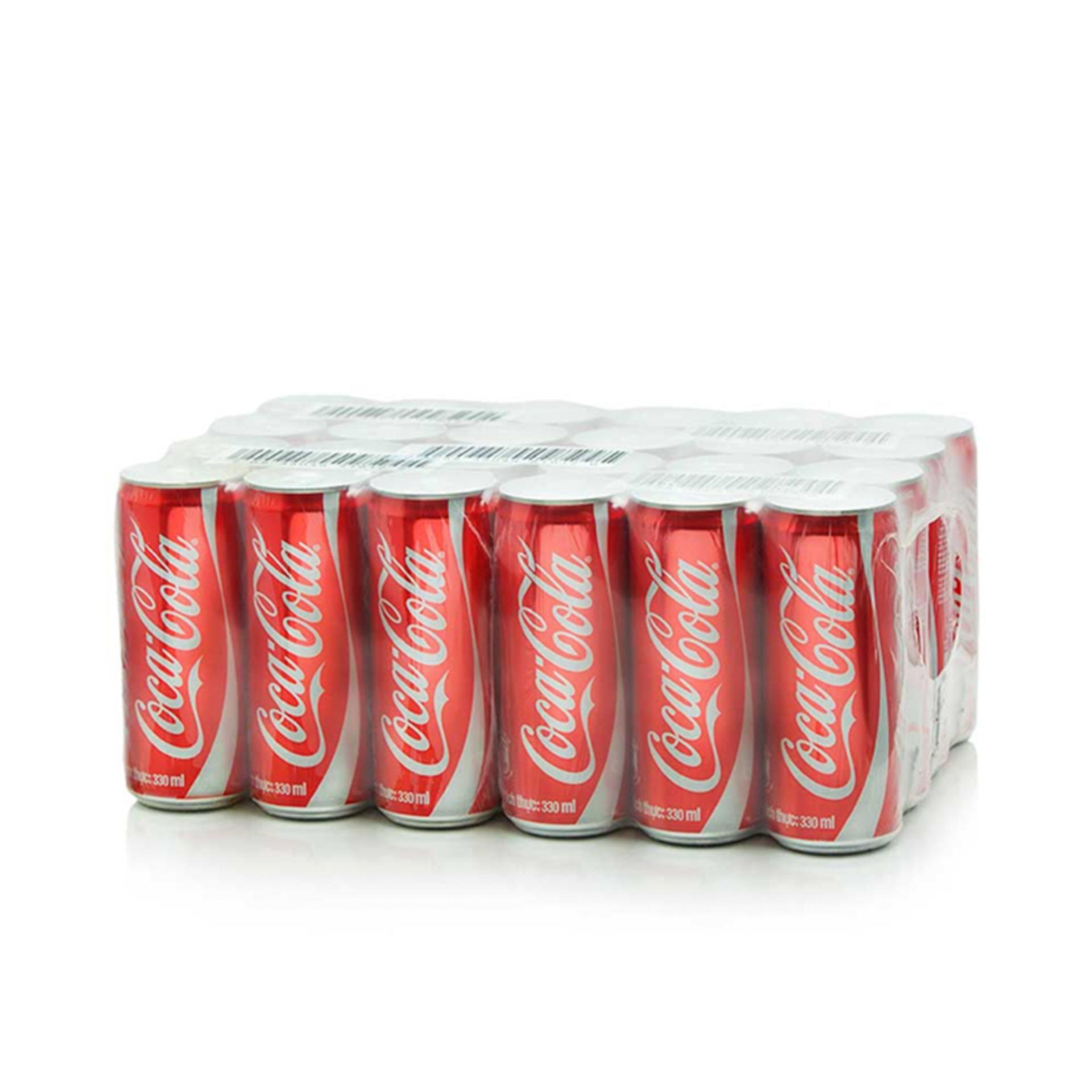 Nước ngọt có ga Coca-Cola thùng 24 lon 330ml