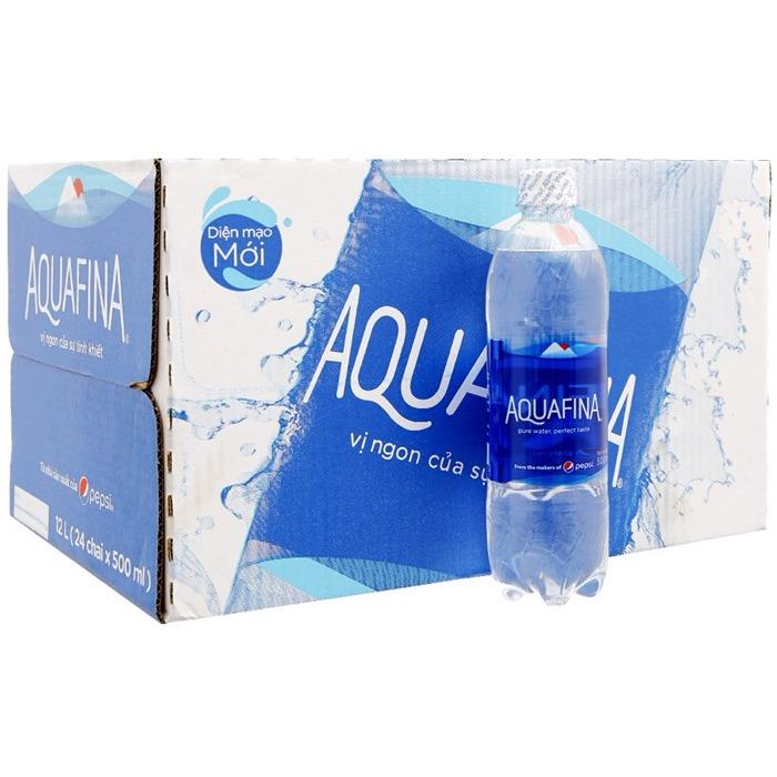 Nước tinh khiết Aquafina thùng 24 chai x 500ml