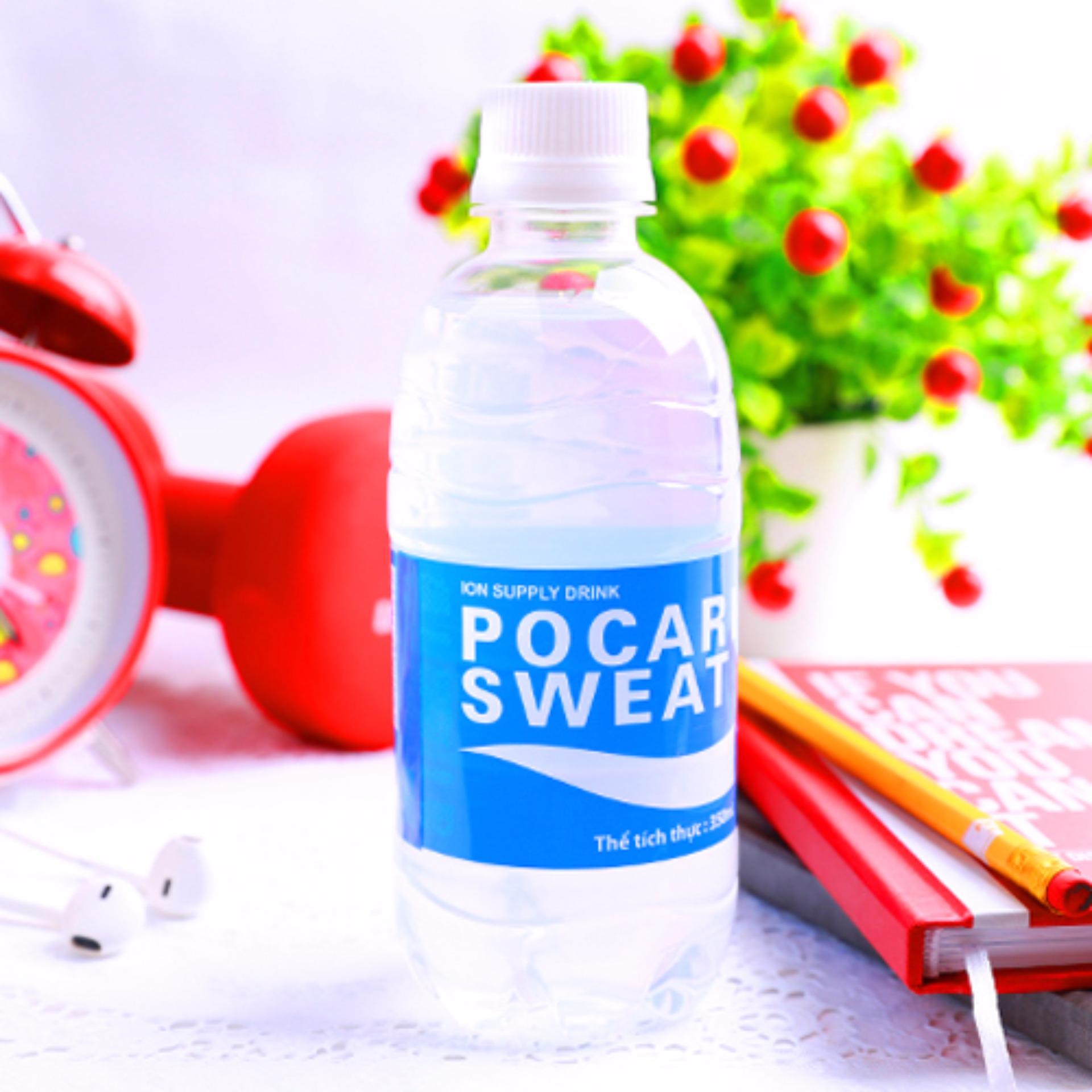 Nước uống bổ sung ion Pocari Sweat thùng 24 chai x 350ml