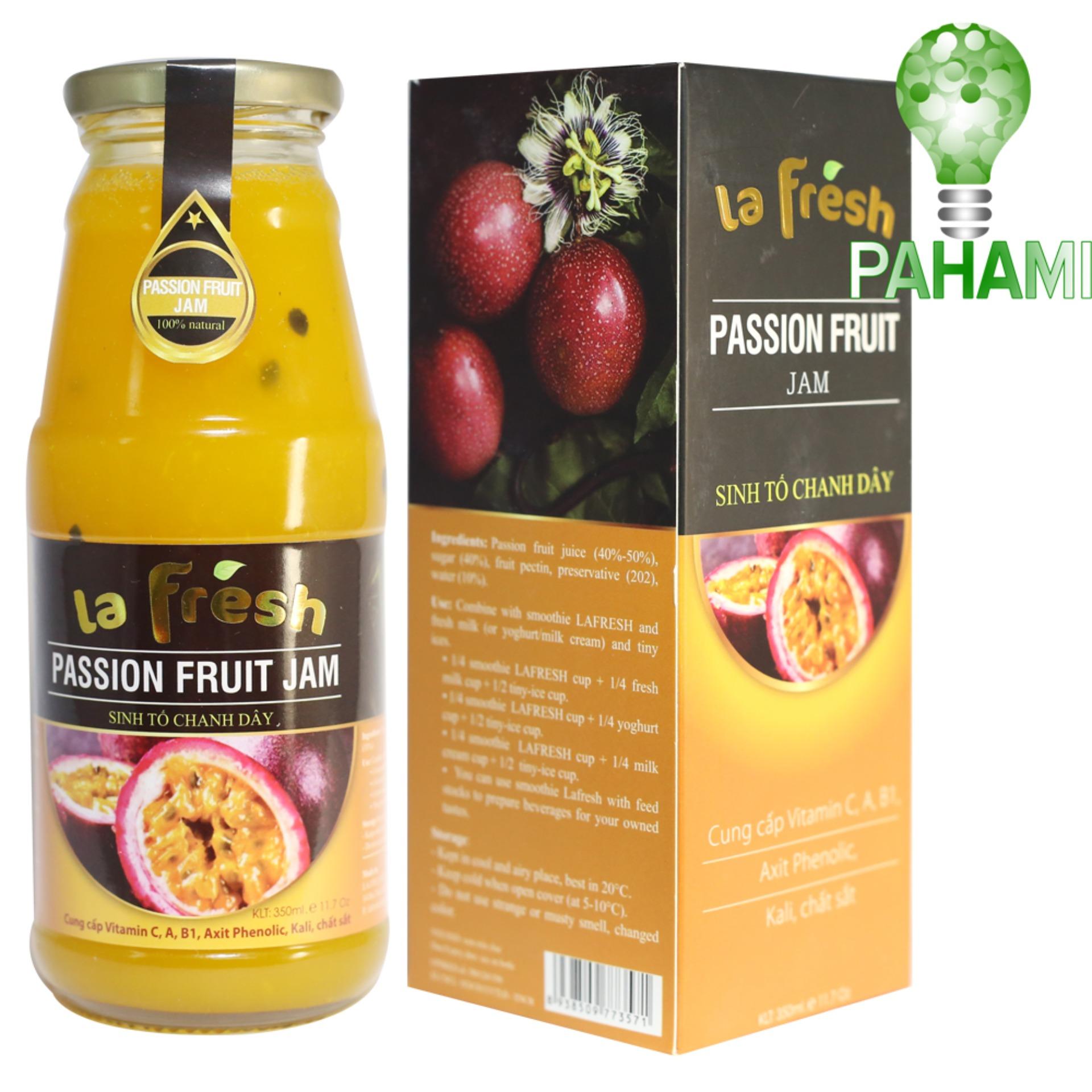 Sinh tố mứt Chanh dây La fresh 350ml - Passion fruit Jam