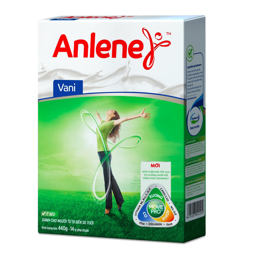 Sữa bột Anlene Movepro 440g (Hộp giấy)
