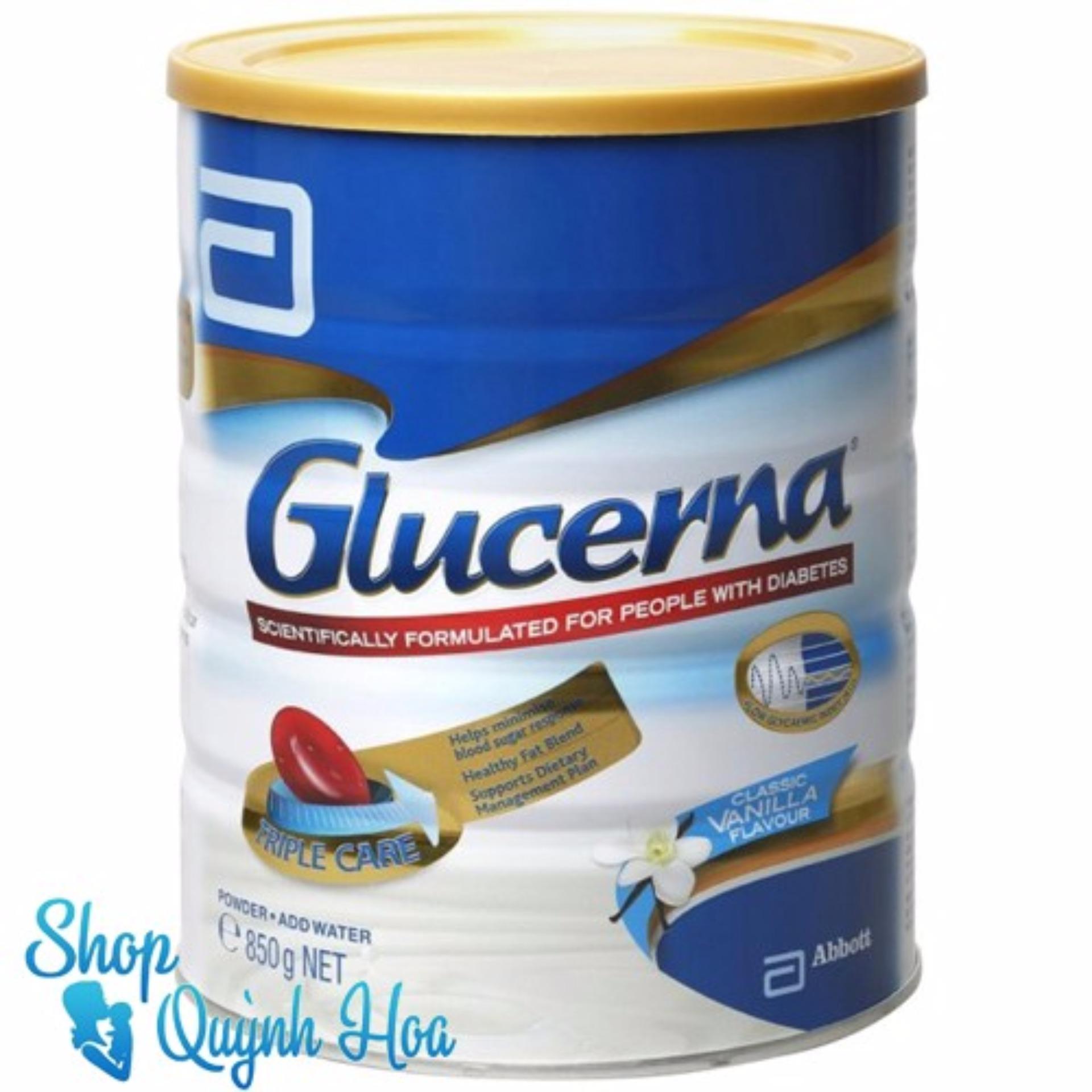 Sữa Glucerna Úc dành cho người tiểu đường và người ăn kiêng 850g