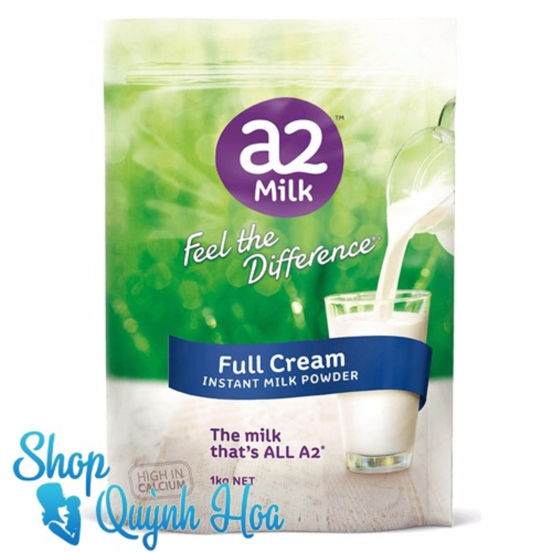 Sữa tươi dạng bột nguyên kem A2 Úc túi 1kg
