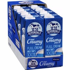 Sữa Tươi Devondale Nguyên Kem 2 Lít (6 Hộp/Thùng)