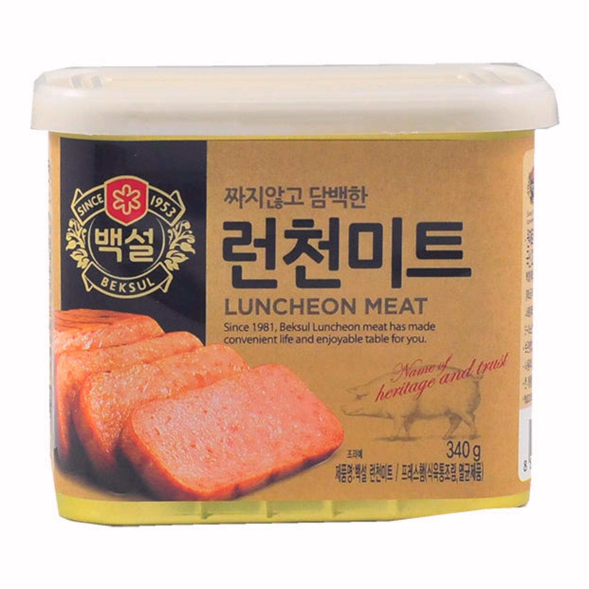 Thịt hộp Luncheon Hàn Quốc Nhập Khẩu(340g)