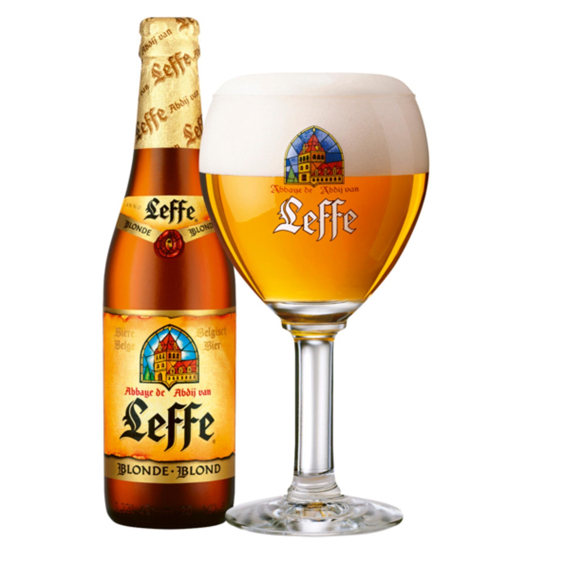 Thùng bia Leffe Blonde 24 chai x 330ml