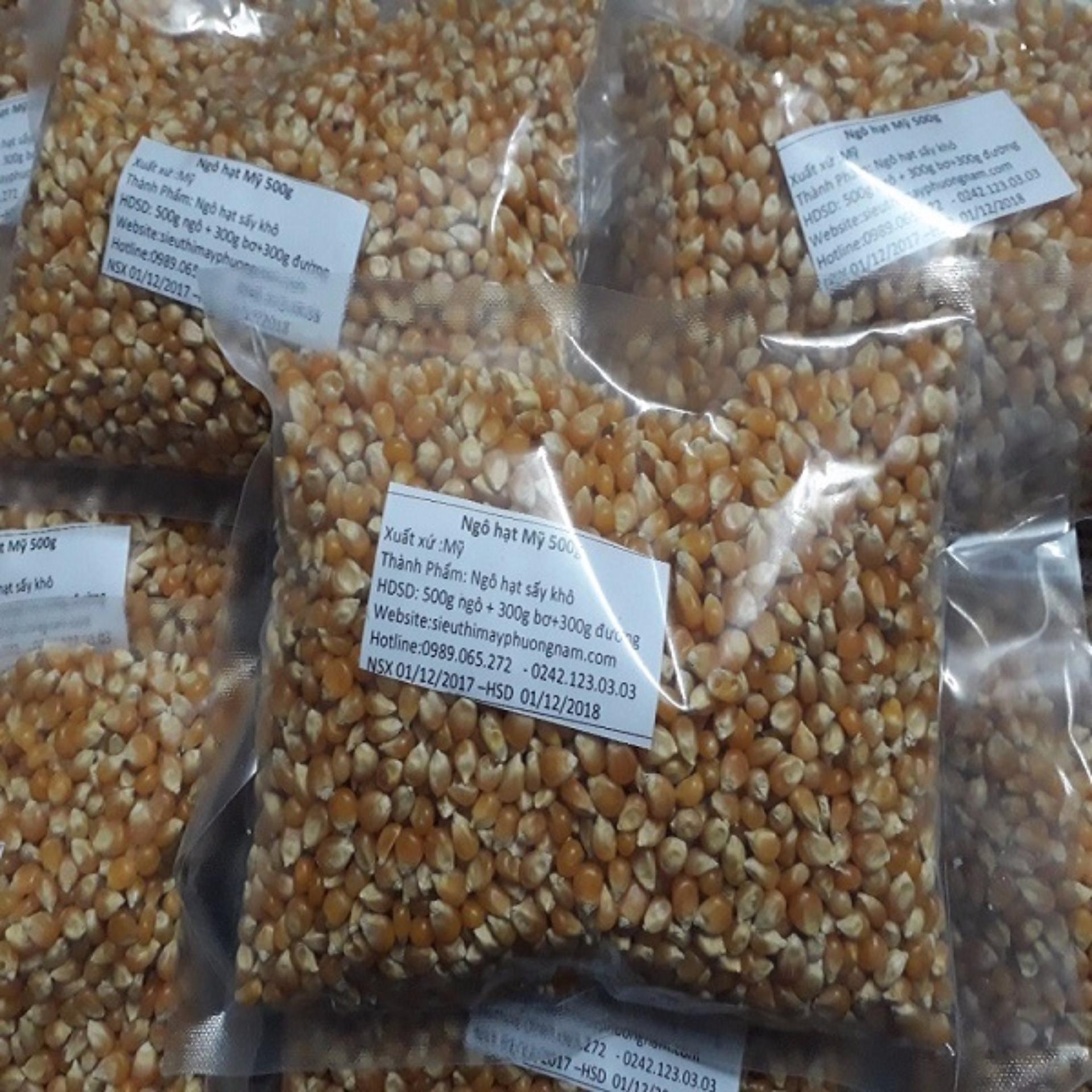Túi Ngô Hạt Làm Bắp Rang Bơ 500 (g)