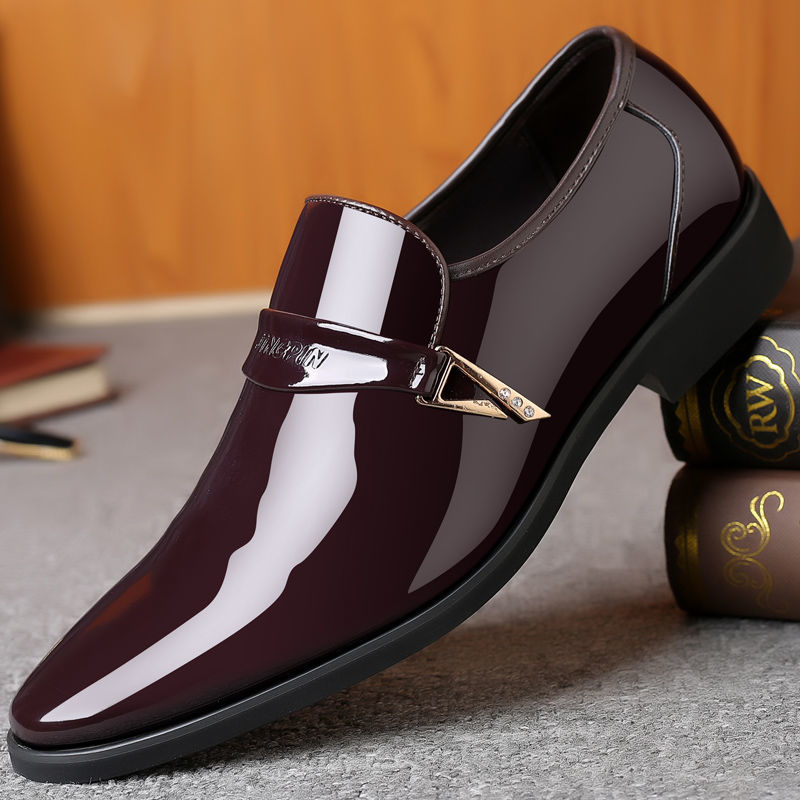 Brand Whitby Giày da nam thường ngày Xu hướng giày nam phong cách Anh