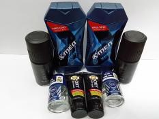Trọn bộ 8 món cho nam giới : 2 dầu gội xmen 150g, 2 xịt khử mùi AXE 50ml, 2 lăn khử mùi nivea 12ml, 2 srm oxy 25g