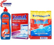 Combo 03 rửa chén Somat nước+muối+bột hoàn chỉnh cho máy rửa chén – Hàng nhập Đức
