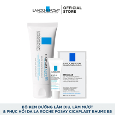 Bộ kem dưỡng làm dịu, làm mượt và phục hồi da La Roche Posay Cicaplast Baume B5