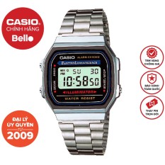 Đồng hồ Casio Nam A168WA-1 bảo hành chính hãng 1 năm – Pin trọn đời
