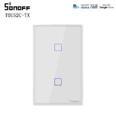 Công Tắc Wifi Thông Minh Sonoff T0 US 2 Nút Cao Cấp(New version 2019)