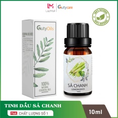 Tinh dầu sả chanh đuổi muỗi GUTY Oils với xả chanh nguyên chất đa tác dụng dùng cho đèn xông tinh dầu, lau nhà, xông phòng, đuổi côn trùng, tinh dau khử mùi làm thơm phòng tự nhiên, giảm stress, thư giãn, ngủ ngon – Lọ 10 ml