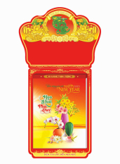 LỊCH BLOC SIÊU CỰC ĐẠI 2023 (30 X 40 CM) – PHONG THUỶ CÁT TƯỜNG – ĐẦU TREO HÌNH 3D DÁN NỔI TOÀN PHẦN – TÀI LỘC – HA 02