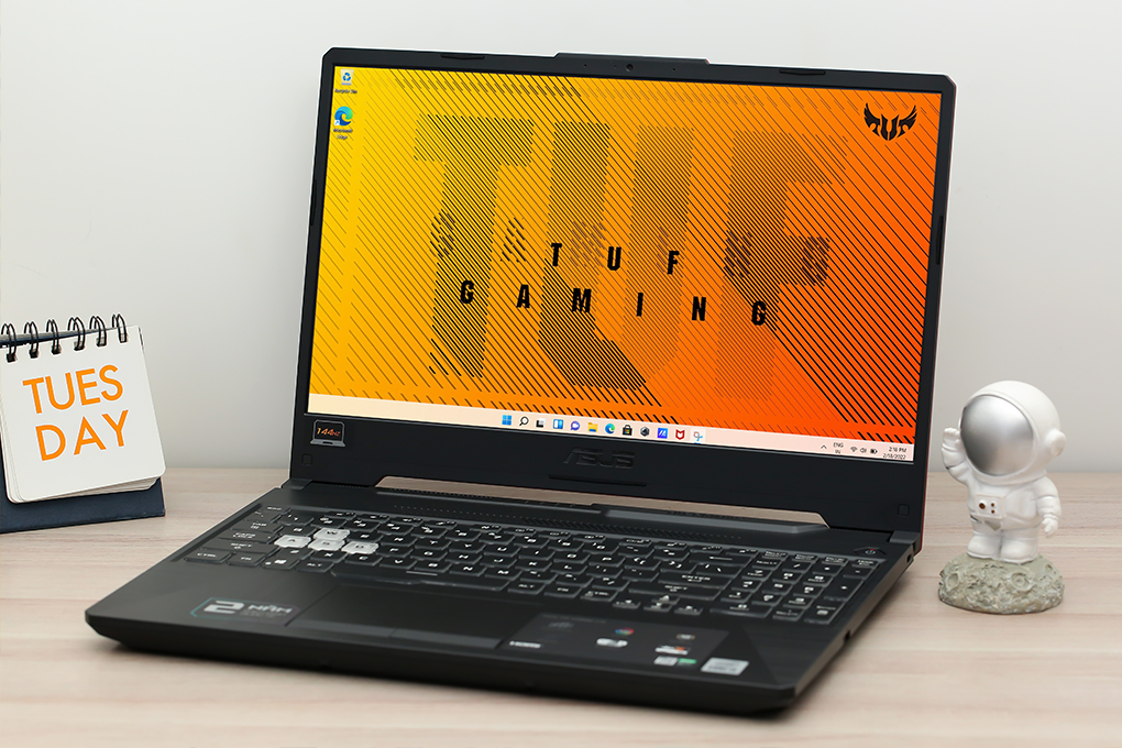 Laptop Asus TUF Gaming FX506LHB-HN188W Intel Core I5-10300H/8G+1slot/512GB SSD/GTX1650 4GB/15.6'' FHD 144Hz/Win11H/Black/2Y - Chơi game cực đỉnh - Bảo hành...