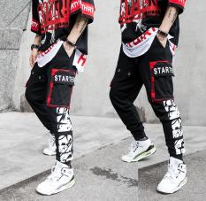 Quần Jogger Túi Hộp Nam STARTER Phối Họa Tiết Cái Tính Chất Thun BC Cao Cấp Siêu Co Giãn Thời Trang 4MENHCM JOGGER NAM 9000038C