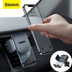 Baseus Gravity Car Clamp Phone Holder Air Vent Mount For iPhone Samsung Huawei 4.7-6.7 inches phones Car Holder Stand Vertical And Landscape Stable Holder
