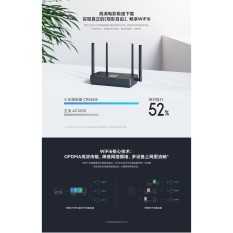 Bộ phát wifi router wifi CR6608 [Tiếng Việt] chuẩn WIFI 6 AX1800 Mesh Lan Gigabit 4 anten mesh ax6s cr6608