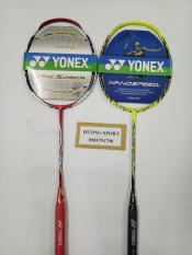 Combo 2 vợt cầu lông Yonex khung carbon – tặng căng cước, quấn cán, bao vợt