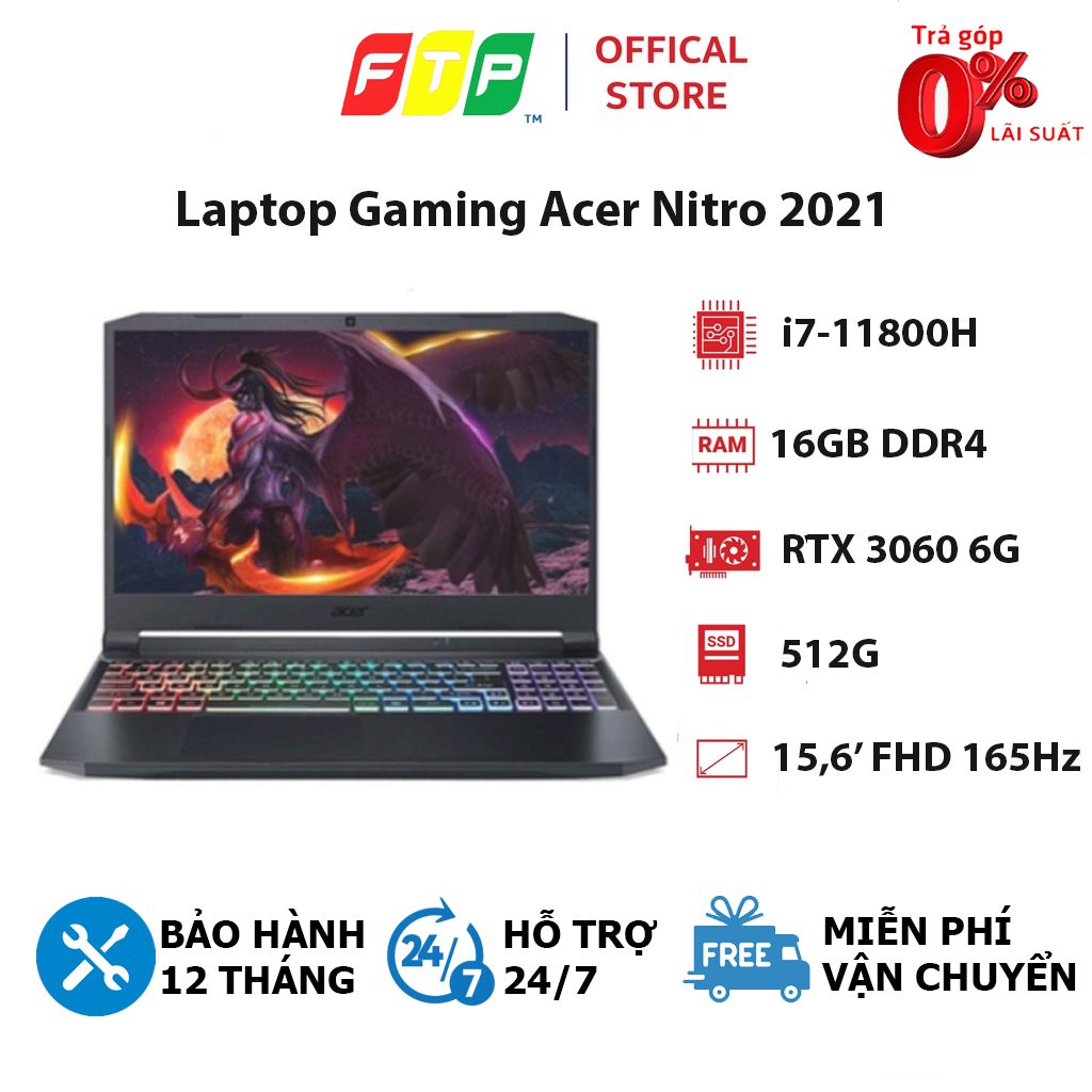 Acer Nitro 2021 I7 gen11/RTX 3060