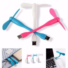 Quạt Mini 2 Cánh Tháo Rời Cổng USB Giải Nhiệt Uốn Cong Tùy Thích – Quạt Điều Hòa Mini Tích Điện Nhỏ Gọn