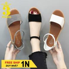 Mẫu HOT⚡ Giày Sandal Nữ Da Mềm Gót Vuông 3,5CM Thiết Kế Trẻ Trung – 2923
