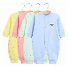 Bodysuit dài tay cotton cho bé trai bé gái từ 1- 12 tháng tuổi (áo liền quần, bodysuit, sleep suit, body liền thân, bộ liền tay) TTS222